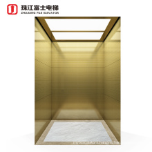 Passenger Elevators Residential Elevators Usage and AC Drive Type Passenger Elevator Hairline Stainless Steel Zhujiang Fuji